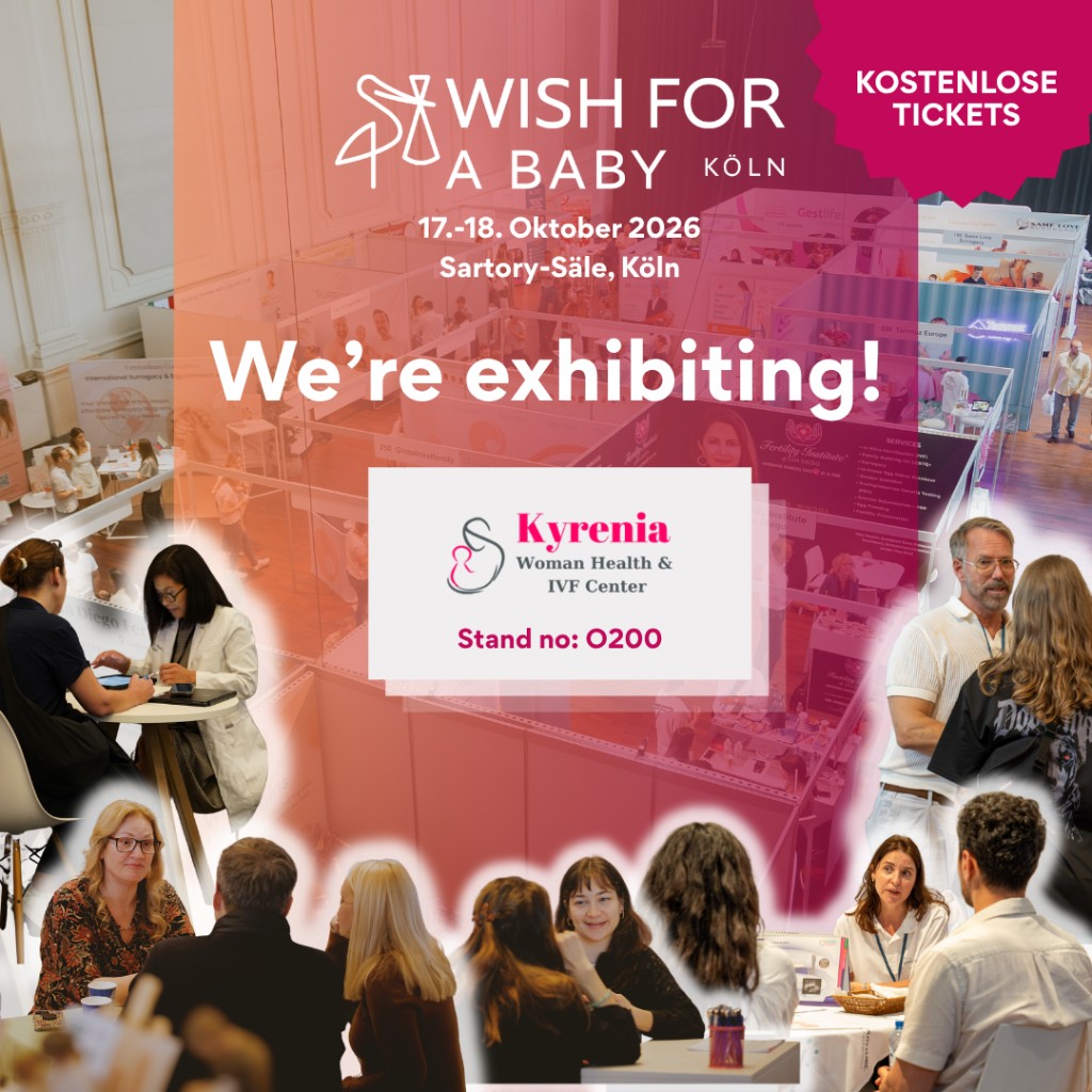 Wish For A Baby Köln, 17-18 Ekim 2026, Kyrenia IVF Center stand O200